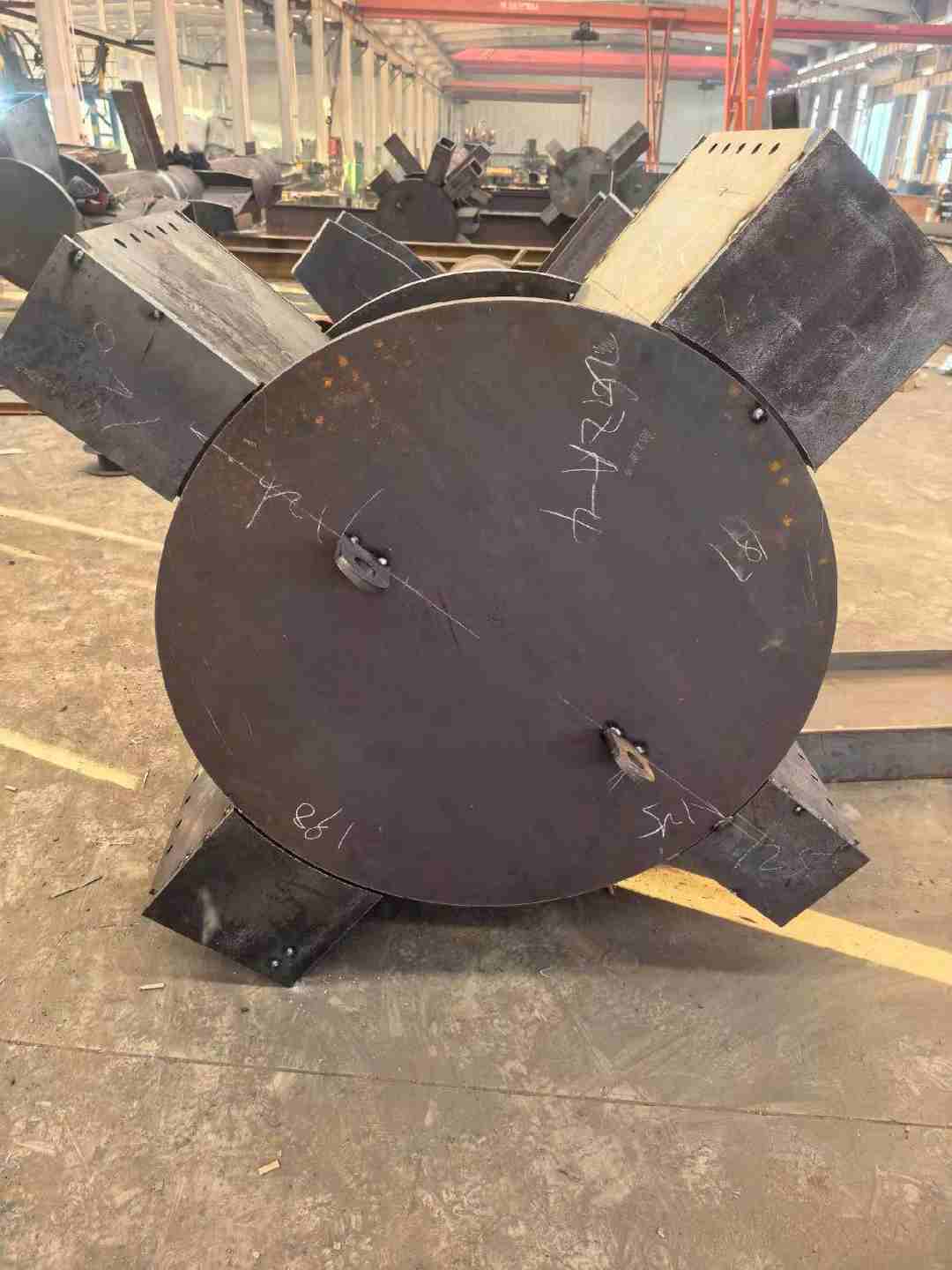 円管鋼構造柱