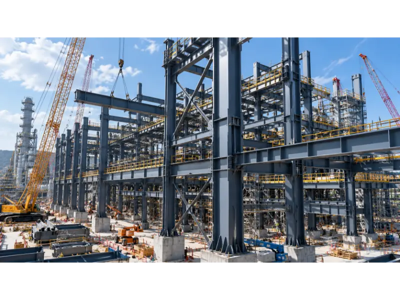 heavy duty structural steel construction projects